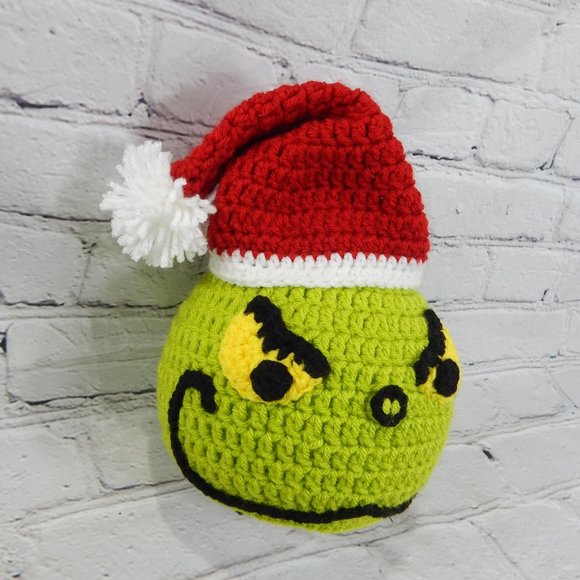 The Grinch Crocheted Handmade Beanie - Picture 6 of 6